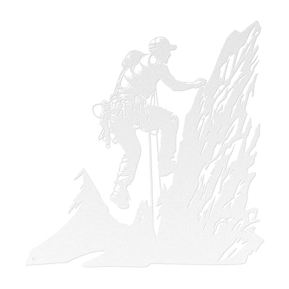 Mountain Climber Metal Art Ornament | Home And Office Decor